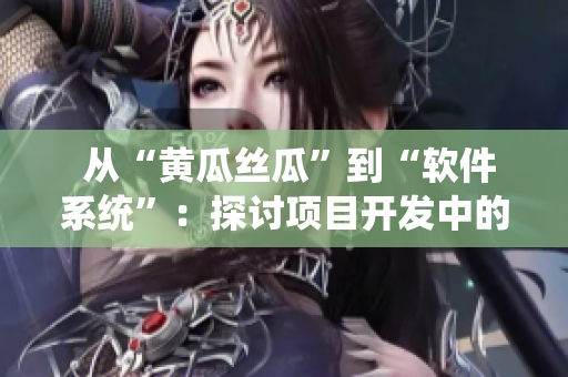  从“黄瓜丝瓜”到“软件系统”：探讨项目开发中的命名规范