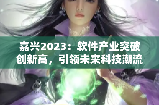 嘉兴2023：软件产业突破创新高，引领未来科技潮流
