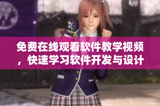 免费在线观看软件教学视频，快速学习软件开发与设计技巧