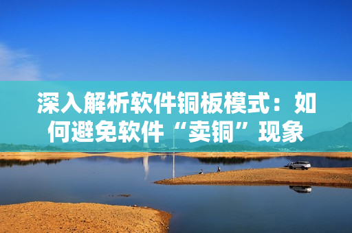 深入解析软件铜板模式：如何避免软件“卖铜”现象