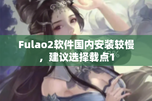 Fulao2软件国内安装较慢，建议选择载点1
