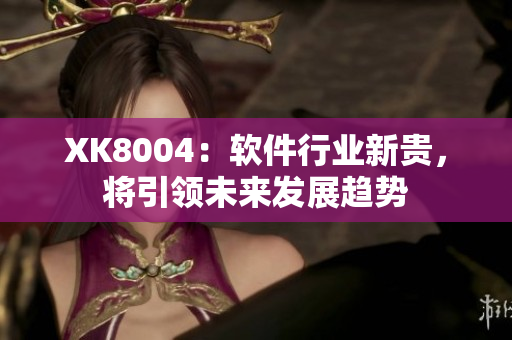 XK8004：软件行业新贵，将引领未来发展趋势
