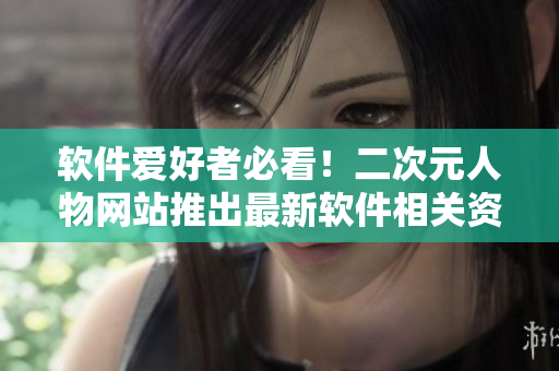 软件爱好者必看！二次元人物网站推出最新软件相关资讯
