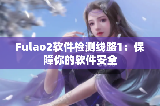Fulao2软件检测线路1：保障你的软件安全