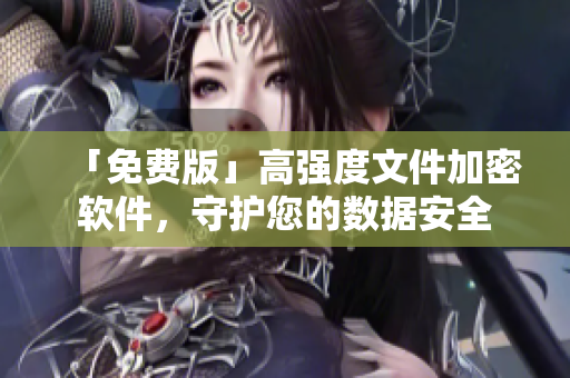 「免费版」高强度文件加密软件，守护您的数据安全