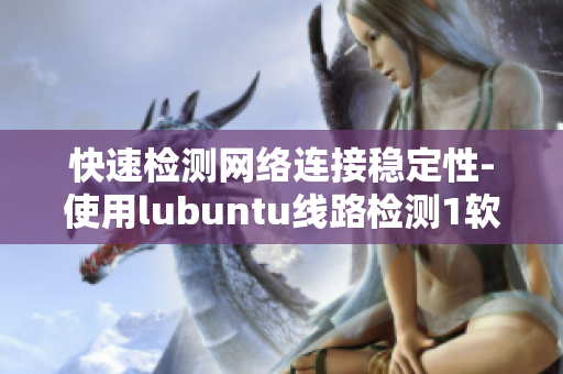 快速检测网络连接稳定性-使用lubuntu线路检测1软件