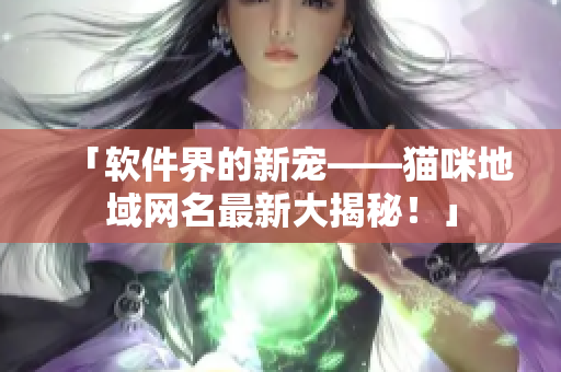 「软件界的新宠——猫咪地域网名最新大揭秘！」
