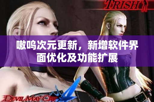 嗷呜次元更新，新增软件界面优化及功能扩展