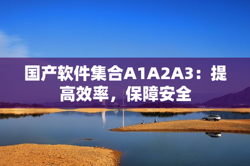 国产软件集合A1A2A3：提高效率，保障安全
