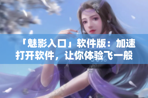「魅影入口」软件版：加速打开软件，让你体验飞一般的感觉！