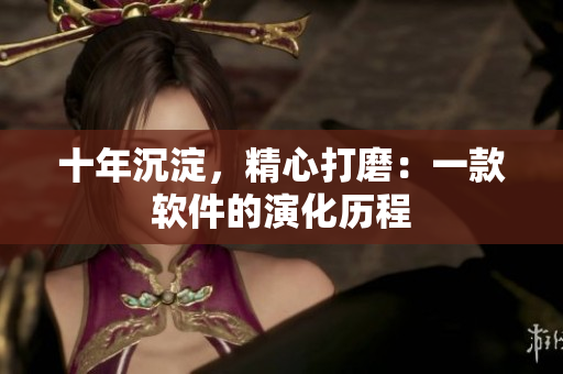 十年沉淀，精心打磨：一款软件的演化历程