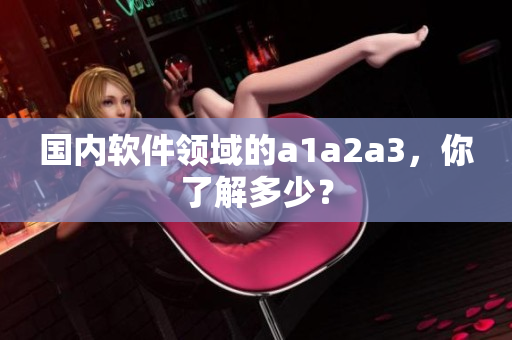 国内软件领域的a1a2a3，你了解多少？