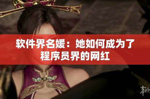 软件界名媛：她如何成为了程序员界的网红