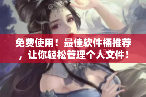 免费使用！最佳软件桶推荐，让你轻松管理个人文件！