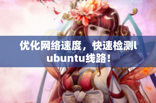 优化网络速度，快速检测lubuntu线路！