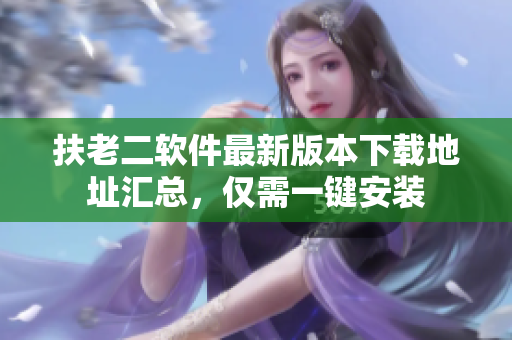 扶老二软件最新版本下载地址汇总，仅需一键安装