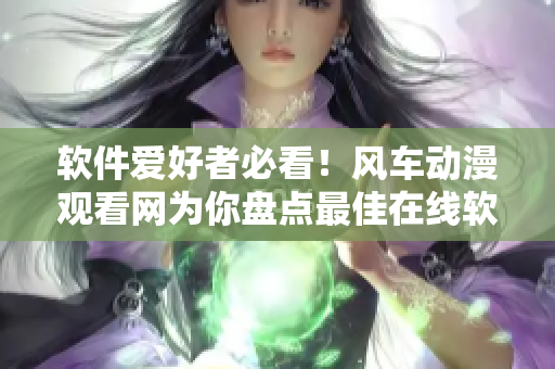 软件爱好者必看！风车动漫观看网为你盘点最佳在线软件资源推荐