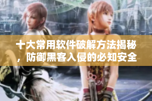 十大常用软件破解方法揭秘，防御黑客入侵的必知安全技巧