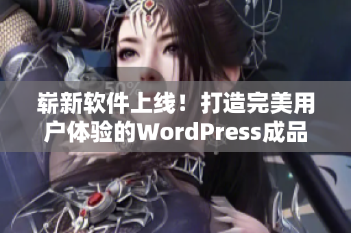崭新软件上线！打造完美用户体验的WordPress成品网站