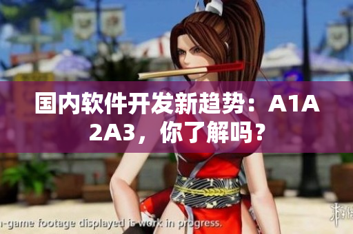 国内软件开发新趋势：A1A2A3，你了解吗？
