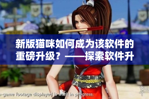 新版猫咪如何成为该软件的重磅升级？——探索软件升级策略