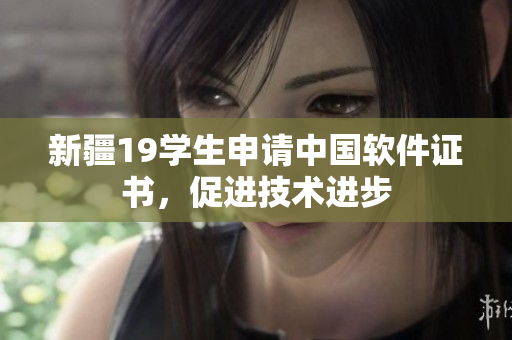 新疆19学生申请中国软件证书，促进技术进步