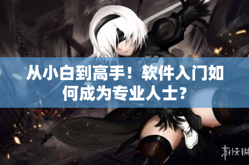 从小白到高手！软件入门如何成为专业人士？