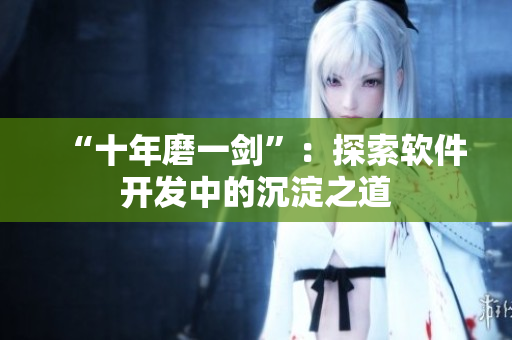 “十年磨一剑”：探索软件开发中的沉淀之道