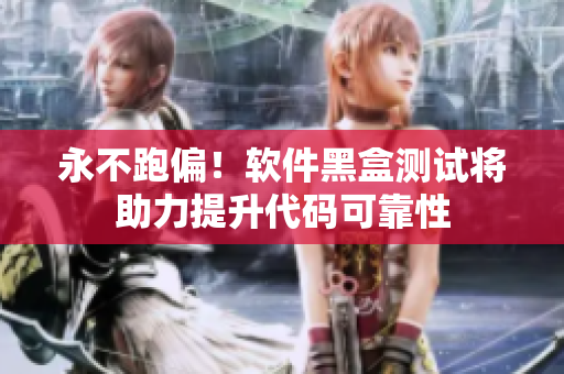永不跑偏！软件黑盒测试将助力提升代码可靠性