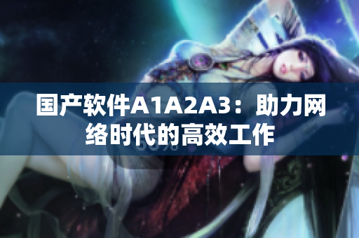 国产软件A1A2A3：助力网络时代的高效工作