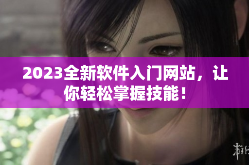 2023全新软件入门网站，让你轻松掌握技能！
