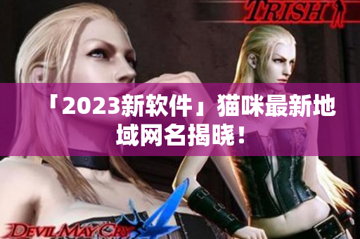 「2023新软件」猫咪最新地域网名揭晓！