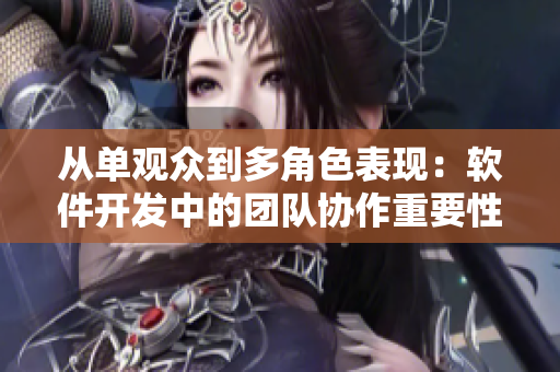 从单观众到多角色表现：软件开发中的团队协作重要性