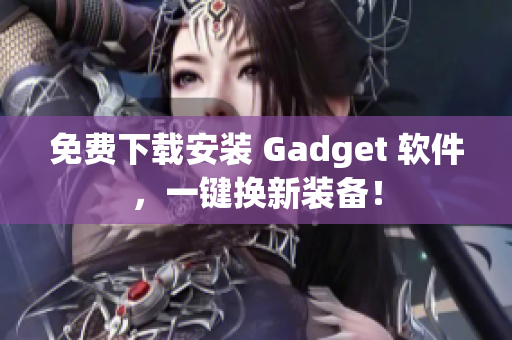 免费下载安装 Gadget 软件，一键换新装备！