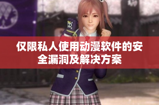 仅限私人使用动漫软件的安全漏洞及解决方案
