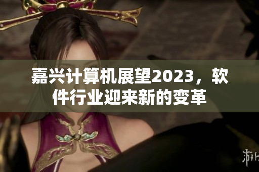 嘉兴计算机展望2023，软件行业迎来新的变革