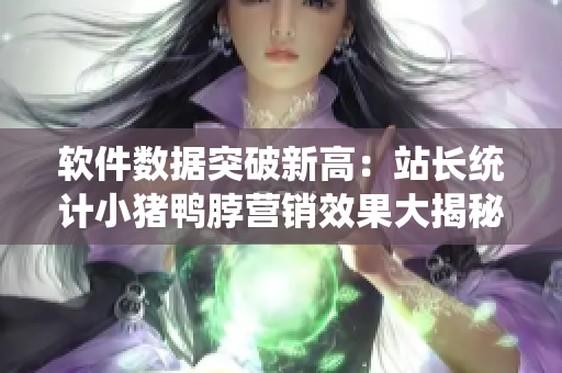 软件数据突破新高：站长统计小猪鸭脖营销效果大揭秘