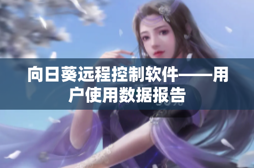 向日葵远程控制软件——用户使用数据报告