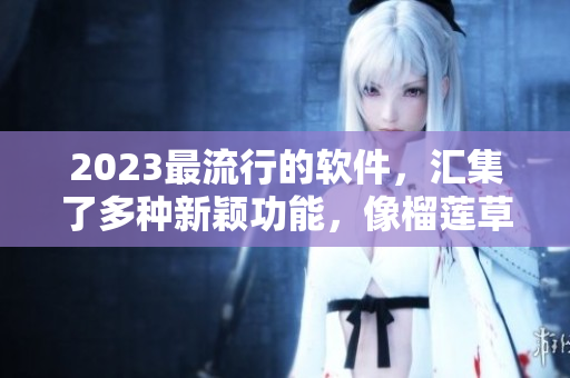 2023最流行的软件，汇集了多种新颖功能，像榴莲草莓一般的神奇体验！