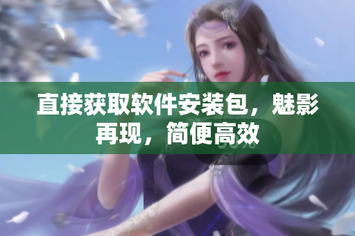 直接获取软件安装包，魅影再现，简便高效