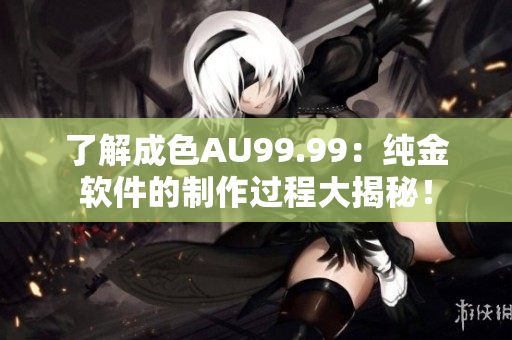 了解成色AU99.99：纯金软件的制作过程大揭秘！