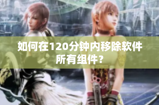 如何在120分钟内移除软件所有组件？