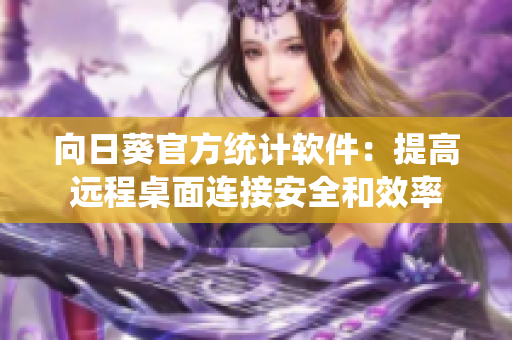 向日葵官方统计软件：提高远程桌面连接安全和效率