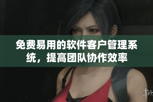 免费易用的软件客户管理系统，提高团队协作效率