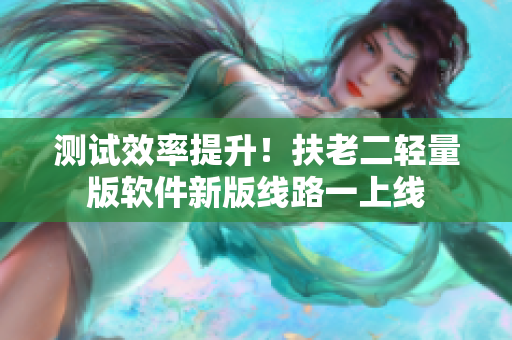 测试效率提升！扶老二轻量版软件新版线路一上线