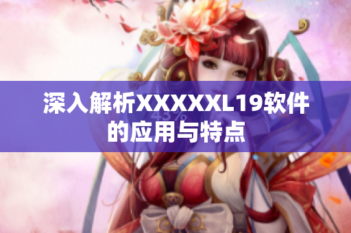 深入解析XXXXXL19软件的应用与特点