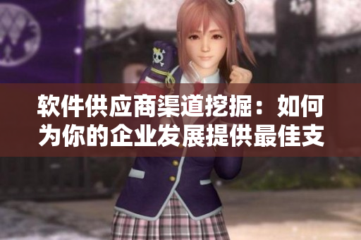 软件供应商渠道挖掘：如何为你的企业发展提供最佳支持