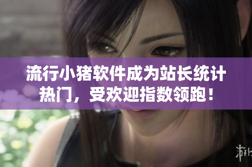 流行小猪软件成为站长统计热门，受欢迎指数领跑！