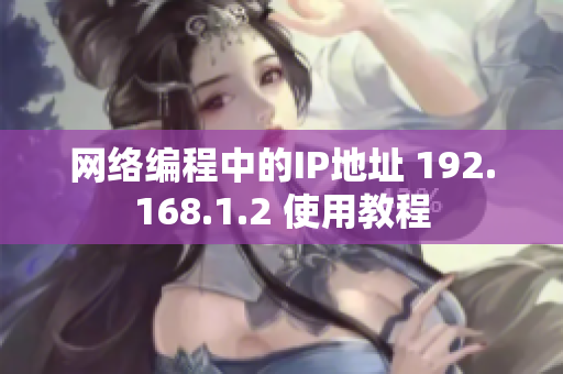网络编程中的IP地址 192.168.1.2 使用教程