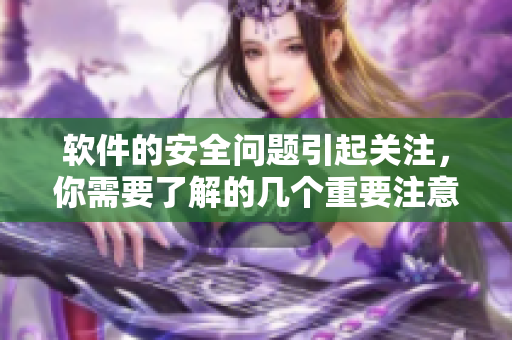软件的安全问题引起关注，你需要了解的几个重要注意事项